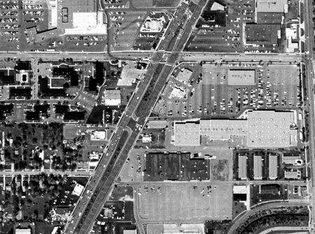 Gratiot Drive-In Theatre - Aerial - Photo From Terraserver (newer photo)